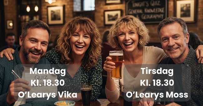 Sosial Quiz for single, 35-75 år (gratis)