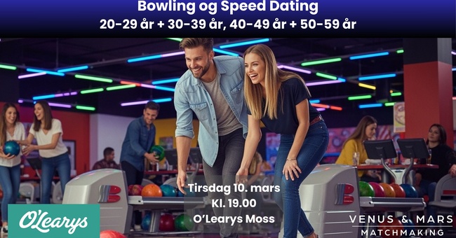 Bowling og Speed 💖 Dating, 10.mars