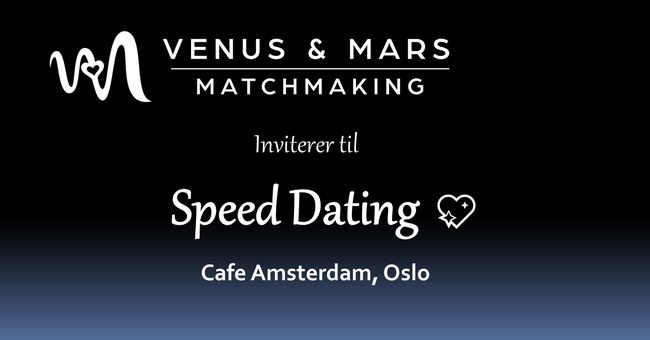 Speed 💖 Dating, 7.11 og 14.11 2020  i Oslo